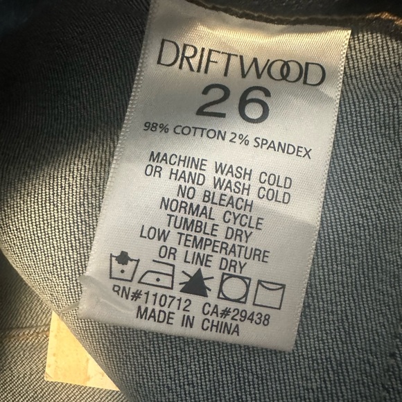 DRIFTWOOD Blue Flare Jeans - Picture 3 of 5